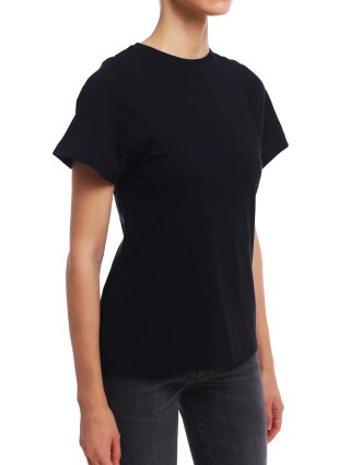 Чёрная футболка TOTEME: фото 3 - Invogue