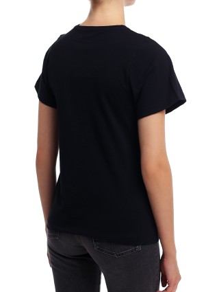 Чёрная футболка TOTEME: фото 4 - Invogue