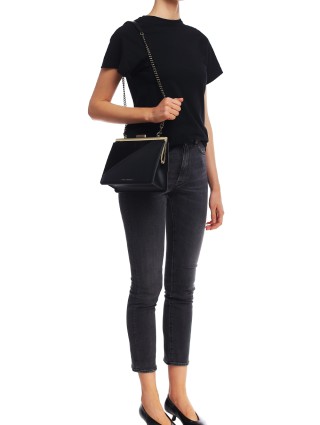 Чёрная футболка TOTEME: фото 1 - Invogue