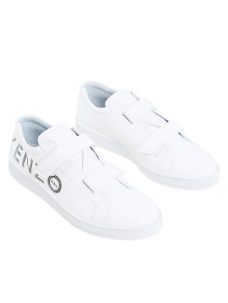 Белые сникерсы KENZO: фото 1 - Invogue