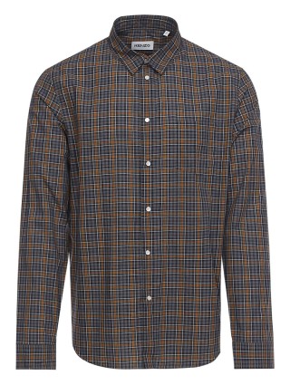 Серая рубашка KENZO: фото - Invogue