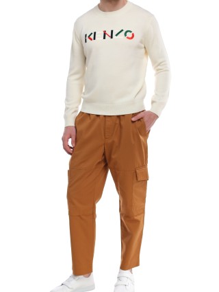 Бежевый свитер KENZO: фото 1 - Invogue