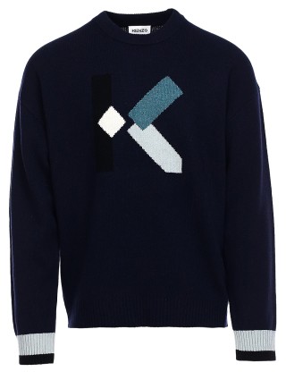 Синий свитер KENZO: фото - Invogue