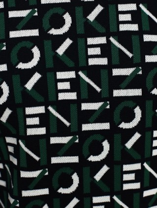 Зелёный свитер KENZO: фото 5 - Invogue