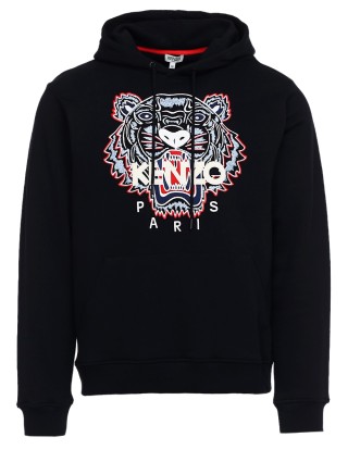 Черное худи KENZO: фото - Invogue