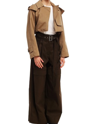 Коричневые брюки WEEKEND MAX MARA: фото 1 - Invogue