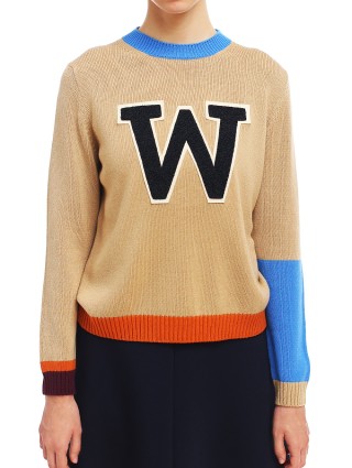 Бежевый свитер WEEKEND MAX MARA: фото 3 - Invogue