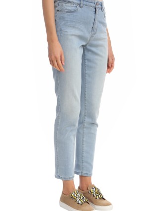 Синие джинсы MARC CAIN: фото 4 - Invogue