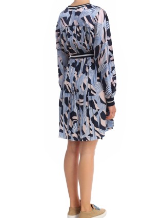 Синее платье MARC CAIN: фото 2 - Invogue