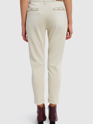 Коричневые джинсы MARC CAIN: фото 4 - Invogue