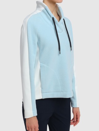 Голубой свитшот MARC CAIN: фото 4 - Invogue