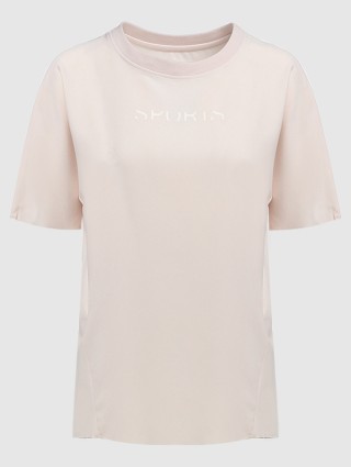 Розовая футболка MARC CAIN: фото - Invogue