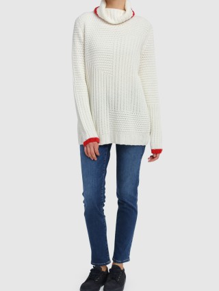 Белый свитер MARC CAIN: фото 1 - Invogue