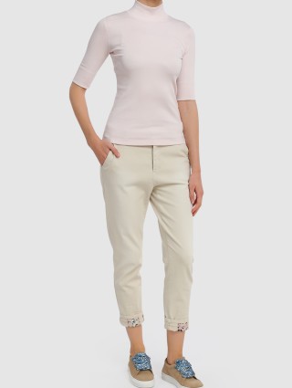 Розовая футболка MARC CAIN: фото 1 - Invogue