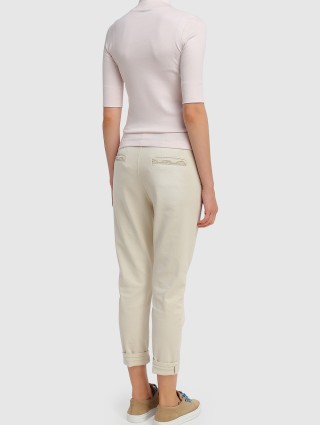 Розовая футболка MARC CAIN: фото 2 - Invogue