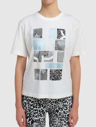 Белая футболка MARC CAIN: фото 3 - Invogue