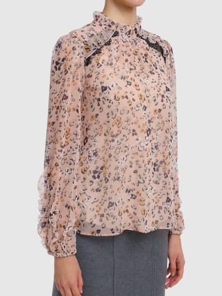 Розовая блуза MARC CAIN: фото 3 - Invogue