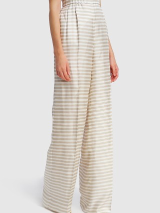 Кремовые брюки MAX MARA: фото 3 - Invogue