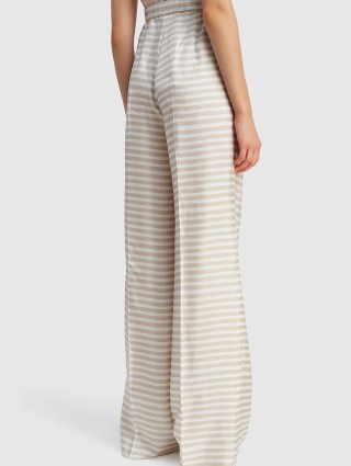 Кремовые брюки MAX MARA: фото 4 - Invogue