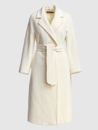 Белое пальто MAX MARA: фото - Invogue