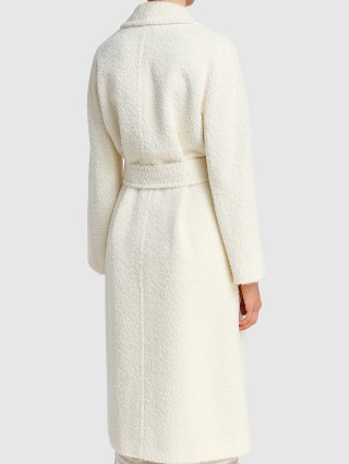 Белое пальто MAX MARA: фото 4 - Invogue