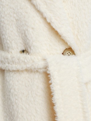 Белое пальто MAX MARA: фото 5 - Invogue