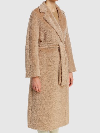 Бежевое пальто MAX MARA: фото 3 - Invogue