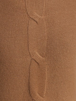 Бежевое платье MAX MARA: фото 4 - Invogue