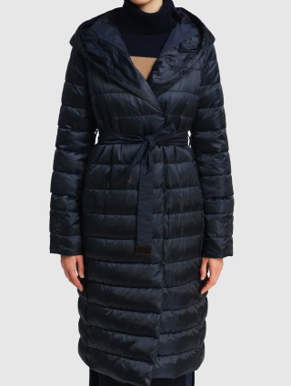 Синее  пальто MAX MARA: фото 3 - Invogue