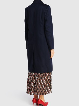 Синее  пальто MAX MARA: фото 2 - Invogue