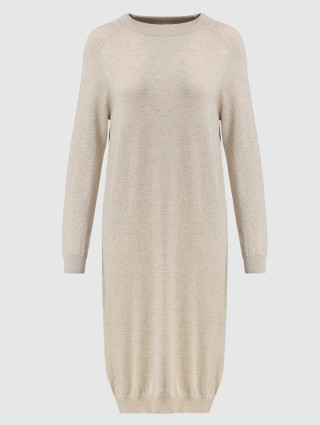 Кремовое платье WEEKEND MAX MARA: фото - Invogue