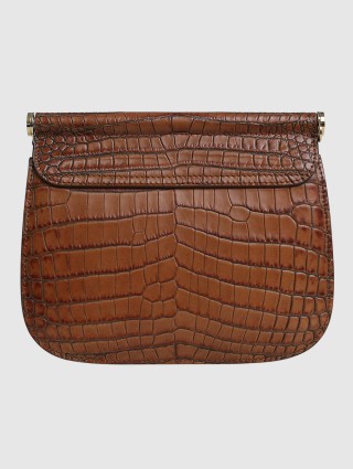 Коричневая сумка MAX MARA: фото 5 - Invogue