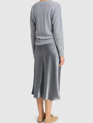 Серая юбка MAX MARA: фото 2 - Invogue