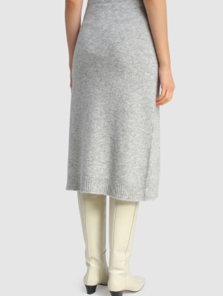Серая юбка MAX MARA: фото 4 - Invogue