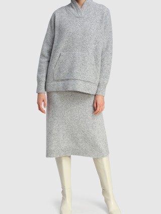 Серый свитер MAX MARA: фото 1 - Invogue