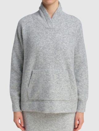 Серый свитер MAX MARA: фото 3 - Invogue