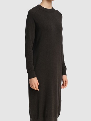 Тёмно-Серое платье WEEKEND MAX MARA: фото 3 - Invogue