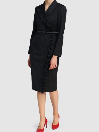 Чёрное платье MAX MARA: фото 1 - Invogue