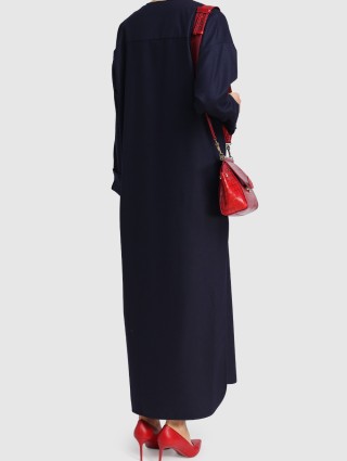 Синее платье MAX MARA: фото 2 - Invogue