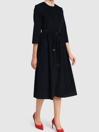 Синее платье MAX MARA: фото 1 - Invogue