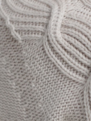 Кремовый свитер MAX MARA: фото 4 - Invogue