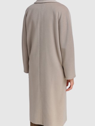 Кремове пальто MAX MARA з вовни та кашеміру: фото 4 - Invogue