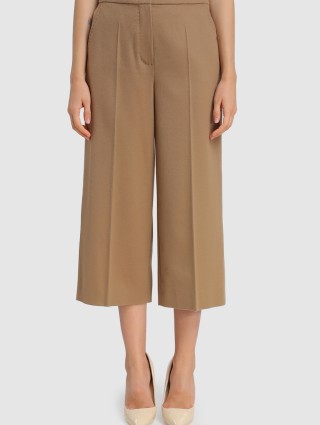 Бежевые брюки MAX MARA: фото 3 - Invogue