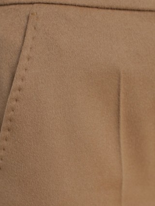 Бежевые брюки MAX MARA: фото 5 - Invogue