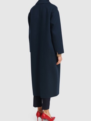 Серое пальто MAX MARA: фото 2 - Invogue