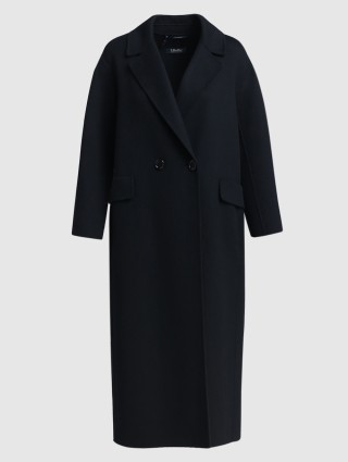 Черное пальто MAX MARA: фото - Invogue