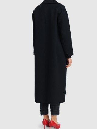 Черное пальто MAX MARA: фото 2 - Invogue