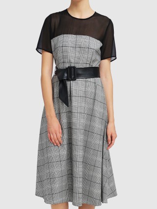 Чёрное платье MARELLA: фото 3 - Invogue