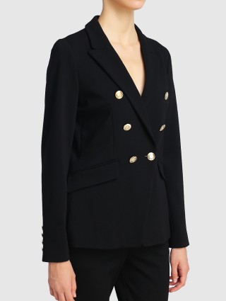 Чёрный пиджак MARELLA: фото 3 - Invogue