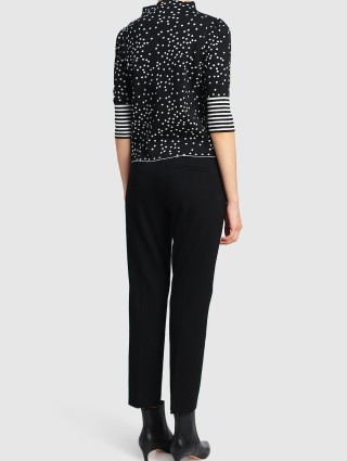 Чёрный свитер MARELLA: фото 2 - Invogue